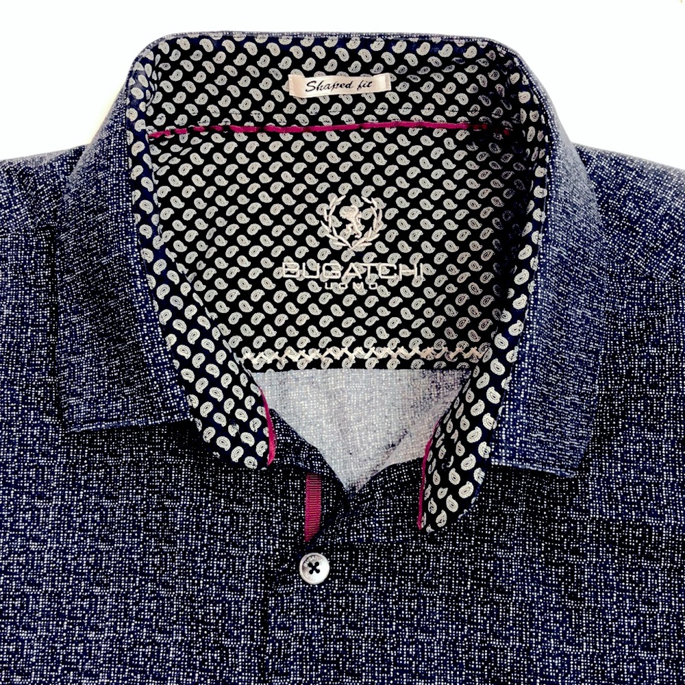 Bugatchi Button-Down Shirt, L